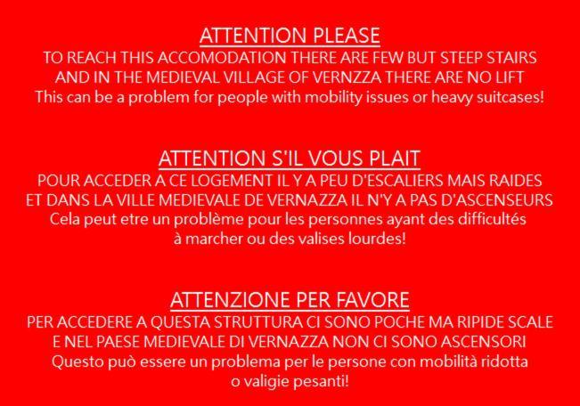Santa Marta Rooms - Vernazza Exterior foto